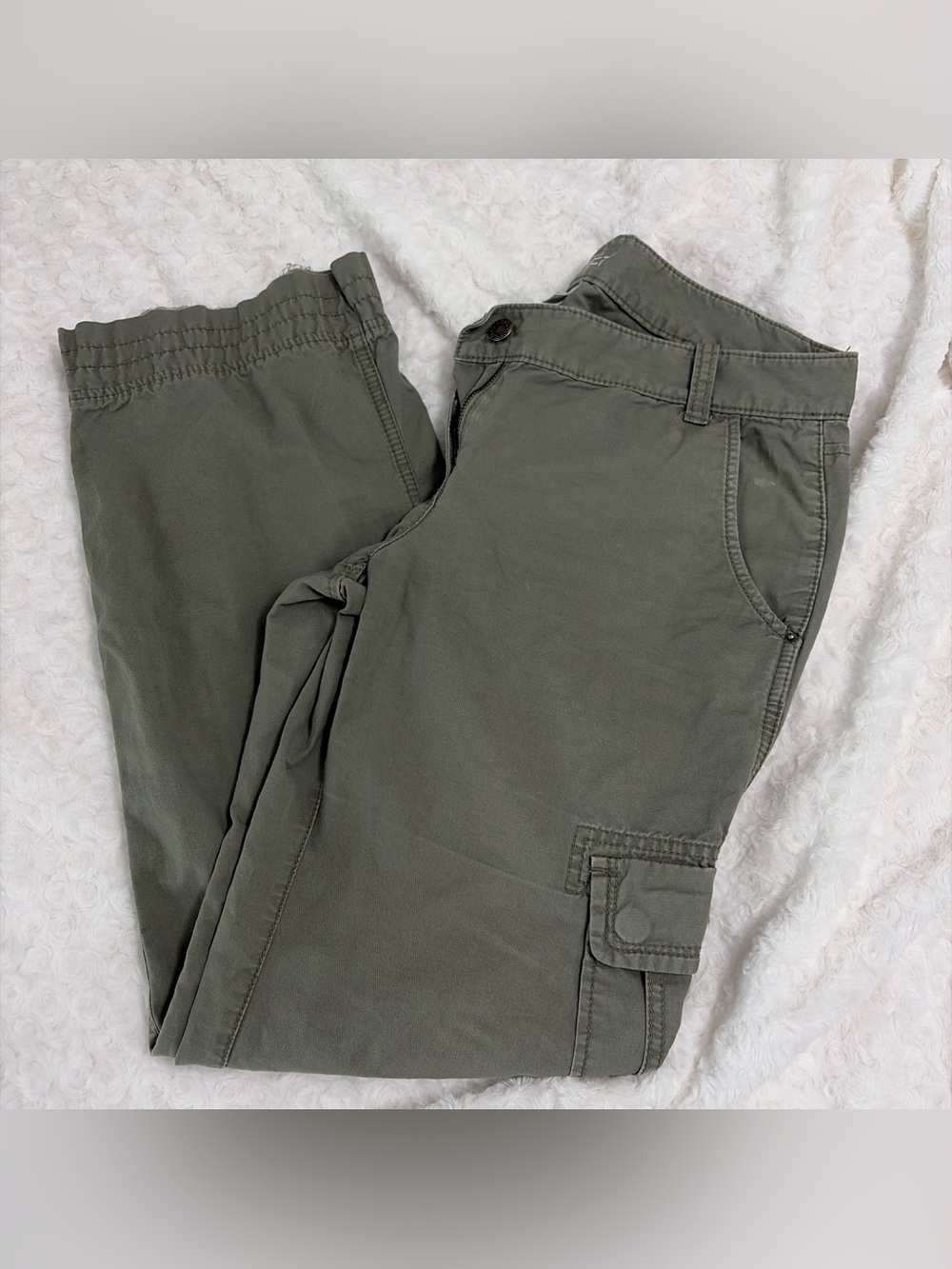 ♥️LOFT Olive Green Women's Cargo Trousers